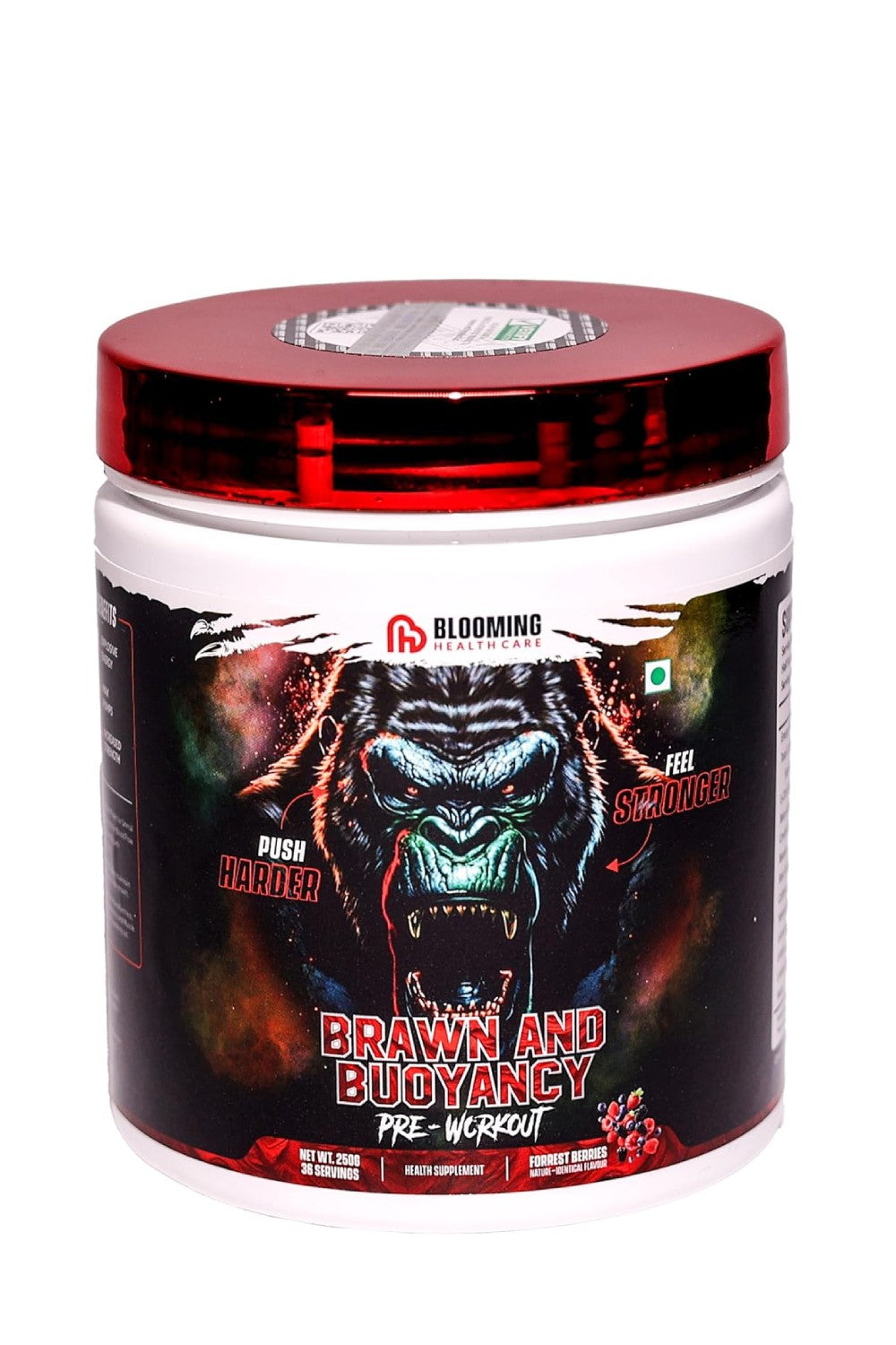 BLOOMING HEALTHCARE Pre-Workout powder 250gm – High-Performance Energy Booster with Creatine & Beta-Alanine