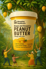 Peanut Butter – Mango with Chia | Protein & Fiber | Natural Nut Butter for Smoothies, Toast & Snacks