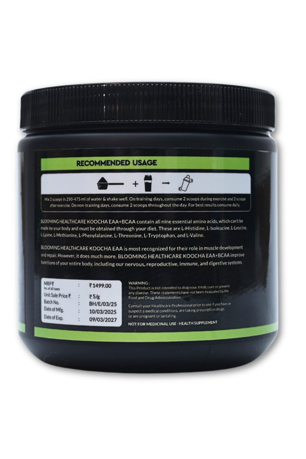 Koocha EAA+BCAA Powder 300gm